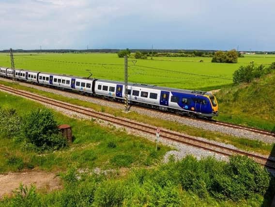 One of the new CAF built trains being tested on UK tracks late last year