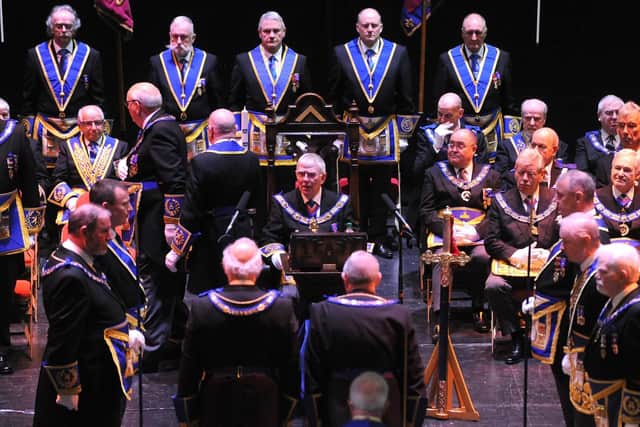 Hundreds of West Lancashire Freemasons gather at the Opera House for the annual Provincial Grand Lodge