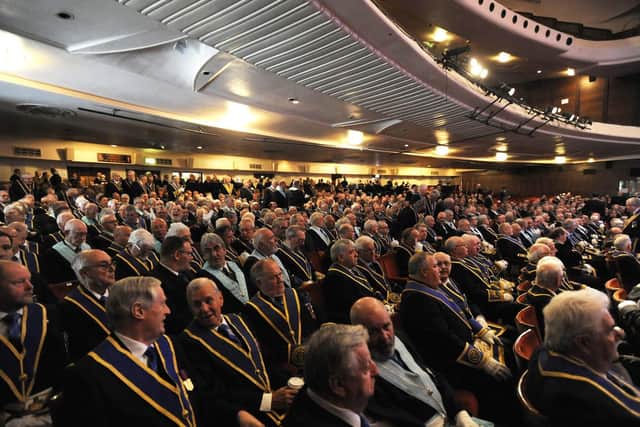 Hundreds of West Lancashire Freemasons gather at the Opera House for the annual Provincial Grand Lodge