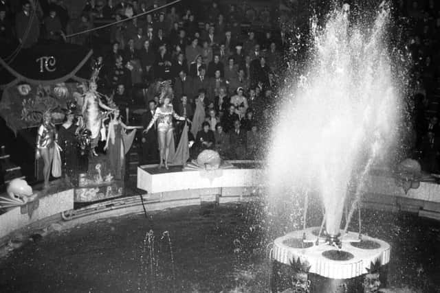 Water feature which provided the finale to the Tower Circus
