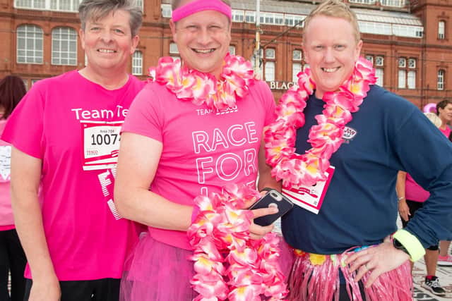 Runners at Blackpool's Race for Life 2019.