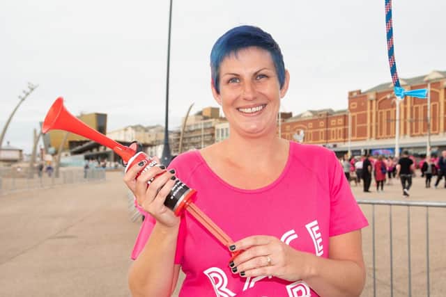 Runners at Blackpool's Race for Life 2019.