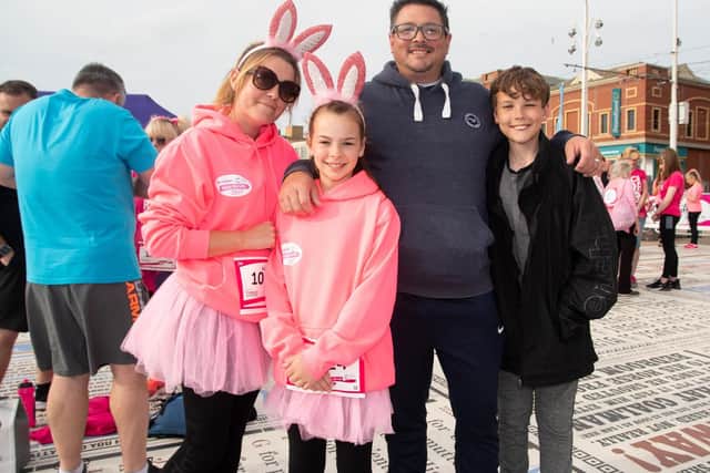 Runners at Blackpool's Race for Life 2019.