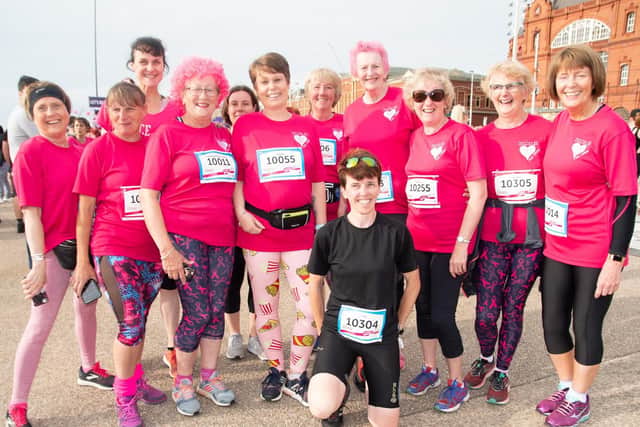 Runners at Blackpool's Race for Life 2019.