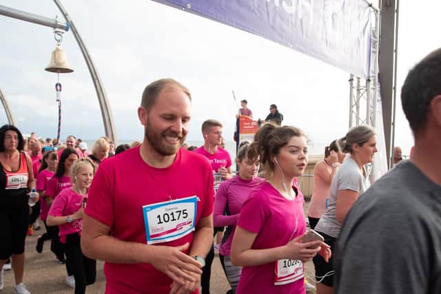 Runners at Blackpool's Race for Life 2019.