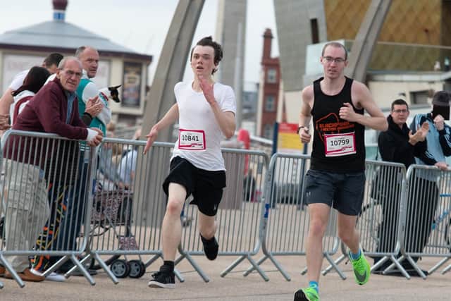 Runners at Blackpool's Race for Life 2019.