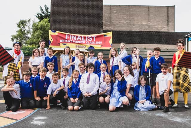 Class 6A came third in Britain's Funniest Class competition