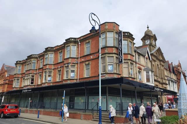 Sold signs have gone up at the JR Taylor building on Garden Street after it was put up for sale in April following a four-year legal battle over the site.