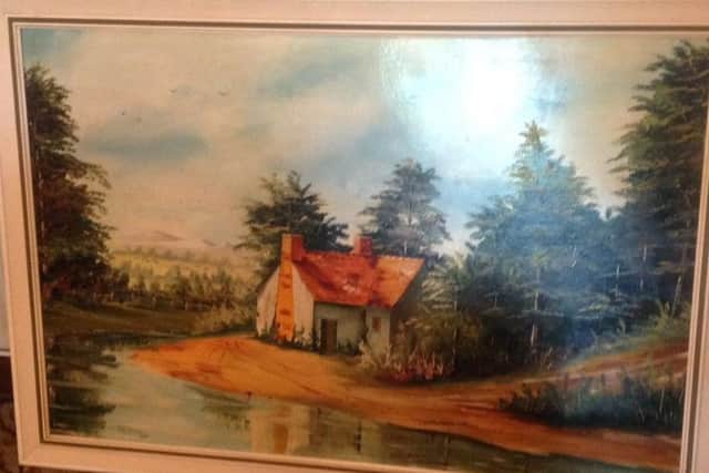 Barry Robinson painting, bought by Norma Brown in 1974
