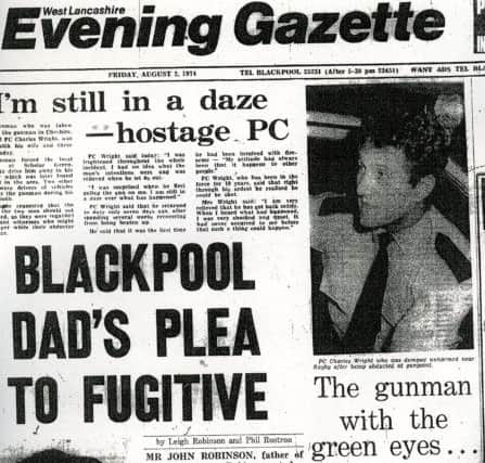 John Robinson, Barry Robinson's dad, of Blackpool, pleaded with his son to turn himself in, after he kidnapped two policemen at gunpoint - sparking a nationwide manhunt