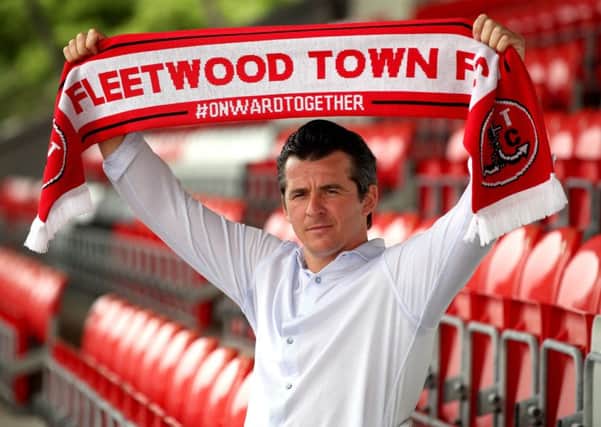 New Fleetwood Town boss Joey Barton