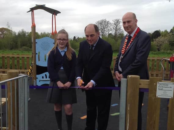 Last year's grand opening of the new play area.