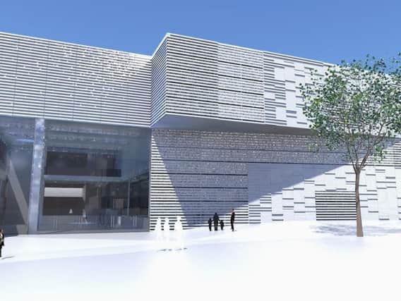 An artists impression of how the new 25m conference centre will look