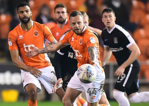 Jay Spearing and his Blackpool team-mates did not dwell on the clubs off-field issues