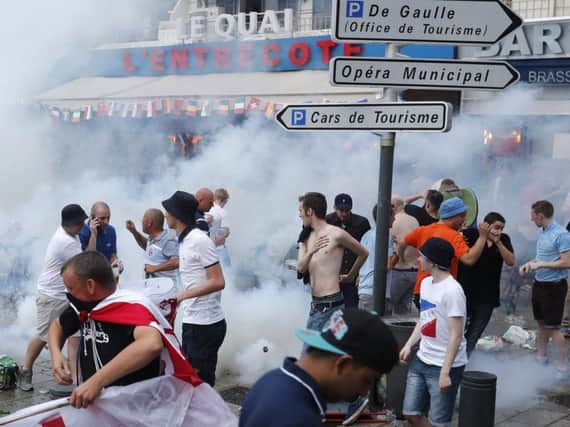 England fans in Marseille in 2016