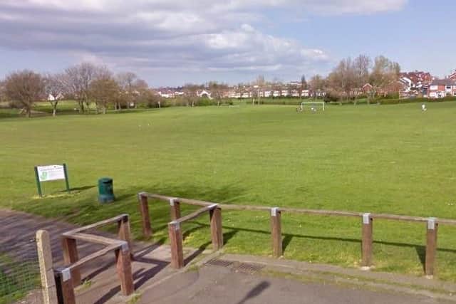 Google Streetview of Kingscote Park, Blackpool.