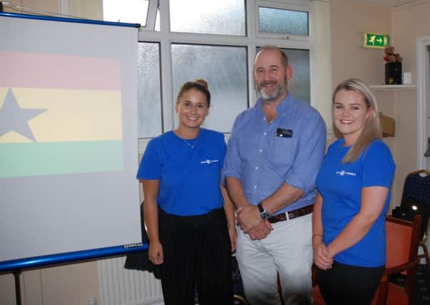 Emily Lancashire, Steve Mannion and Courtney Sandham
Courtney Sandham and Emily Lancashire, former Highfield students are second year trainee nurses and recently spent three weeks in Ghana, Africa on work experience.