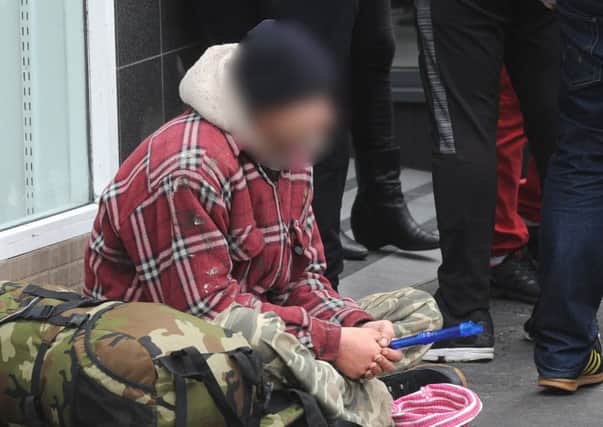 Begging and homeless in Blackpool