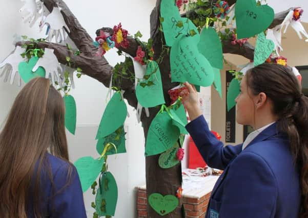 Highfield Leadership Academy opuopils have been remembering the victims of Grenfell by helping people closer to home