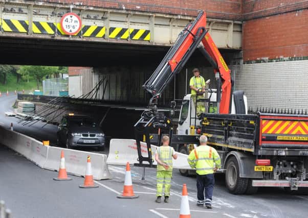 Work on the bridge in Devonshire Road is now underway