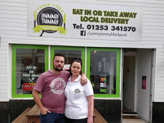 Bjorn Beyl and Leoni Wilson, co-owners of Yummy Tummy in St Annes Road, South Shore