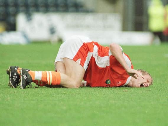 Blackpool's win was marred by a horrific injury to striker Brett Ormerod