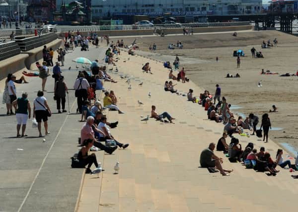 One of the hottest days of the year in Blackpool