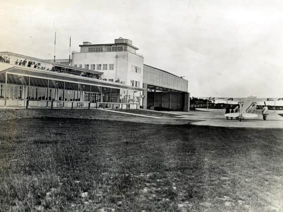 Manchester Airport in 1938