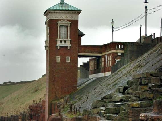 The cliff lift at Bispham