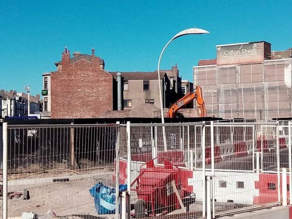 Diggers could be seen on the former Yates site late last week