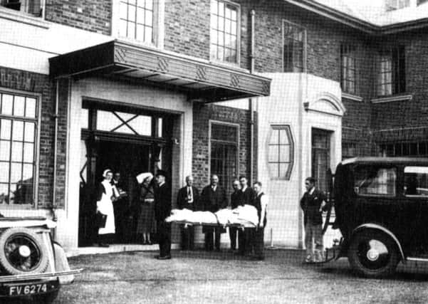 The first patient arrives at the Victoria Hospital on September 29th 1936.
