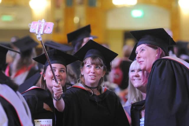 Blackpool and The Fylde College graduation ceremony at the Winter Gardens