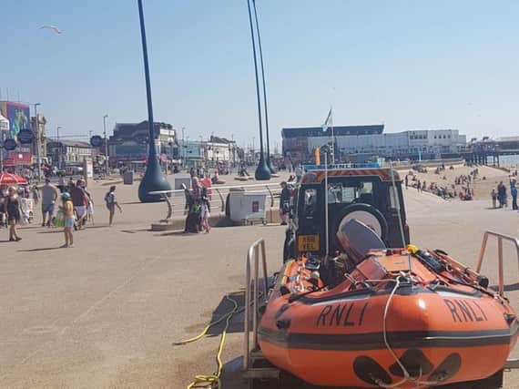 The RNLI and Coastguard were called out twice this afternoon