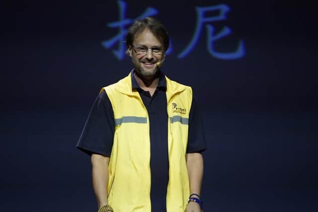Tony Day during a talk in China last year