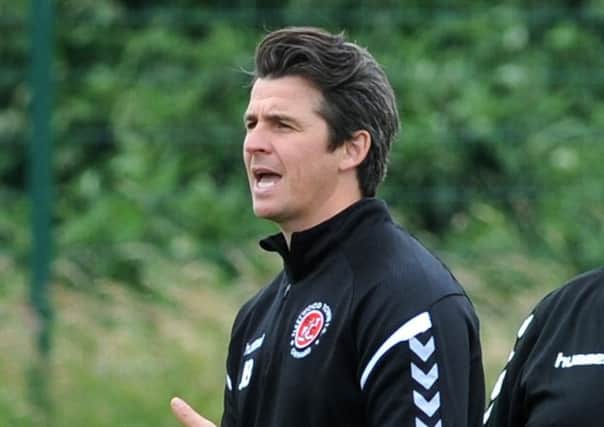 Fleetwood Town head coach Joey Barton