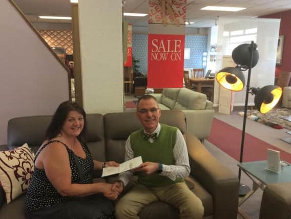 Sue picked up the 300 voucher from Richard Lefton this week