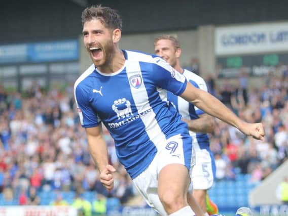 Ched Evans last scored for Chesterfield