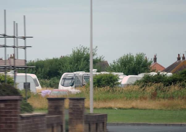 Travellers have moved onto land off Warren Drive