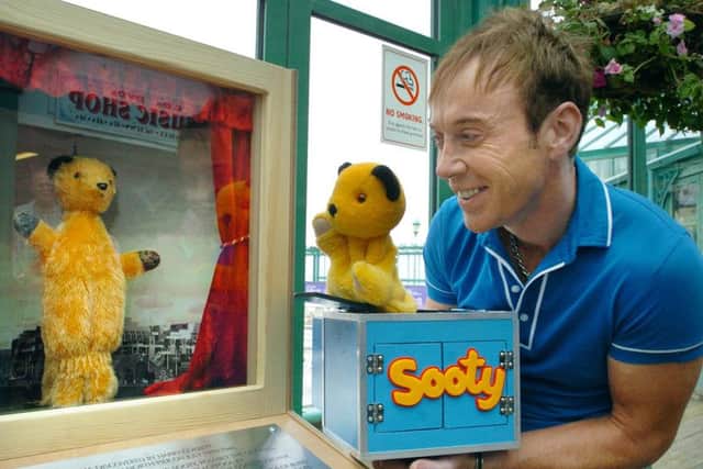 Sooty and Richard on the North Pier