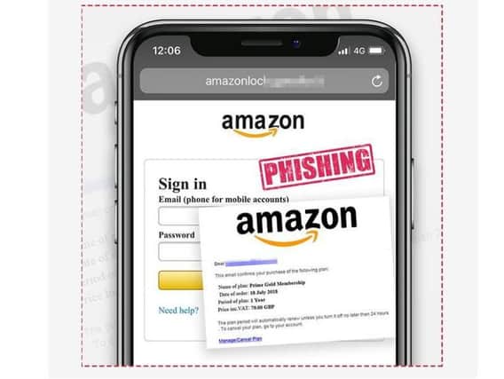 The fake emails are targeting Amazon accounts