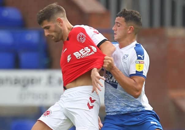 Ched Evans netted for Fleetwood Town at Tranmere Rovers