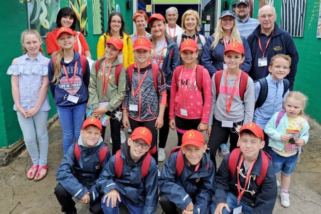Children from Belarus visit Blackpool Zoo as part of the Chernobyl Children's Lifeline