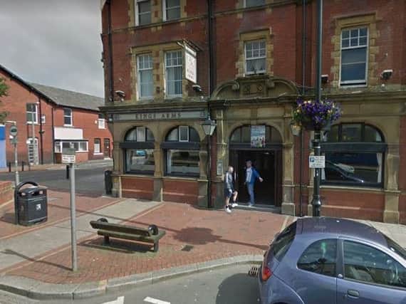 David Allinson, 63, died following an alleged assault outside the Kings Arms Hotel in Lord Street, Fleetwood, on Sunday (Image via Google Maps)