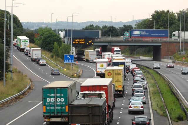 This is a common sight on the M6