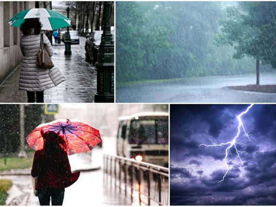 The warm weather of late has triggered heavy rain and thunderstorms across the UK, with the Met Office issuing yellow weather warning for certain areas