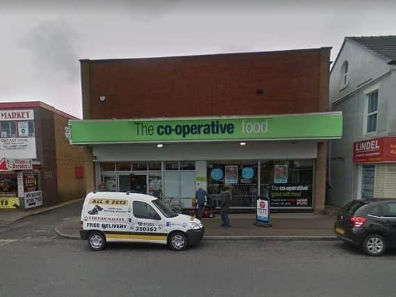 The disused Co-op store in Bispham