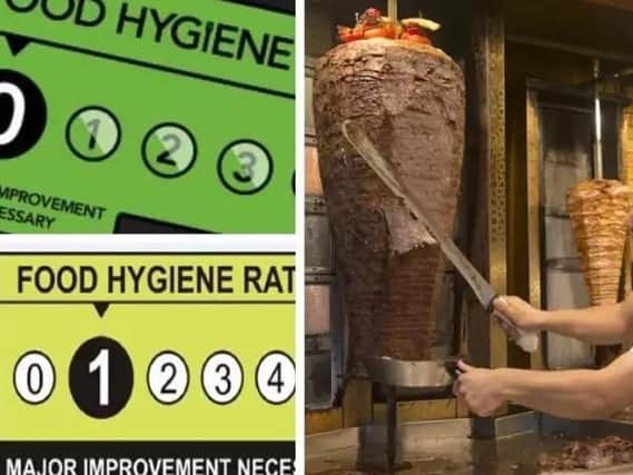 These are all 25 takeaways in Blackpool with one or two-star food hygiene ratings