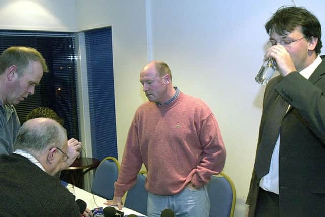 McMahon interrupts Karl Oyston's press conference