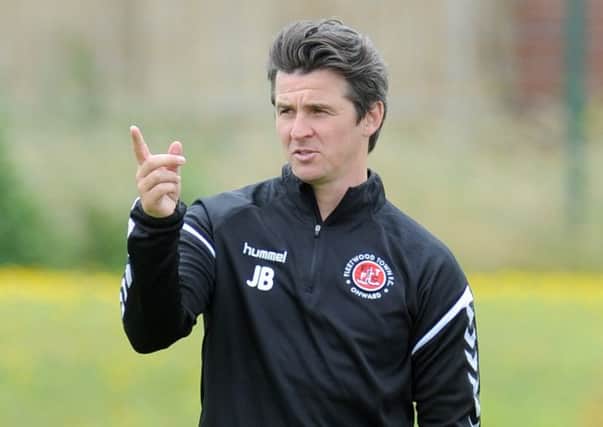 Fleetwood Town head coach Joey Barton
