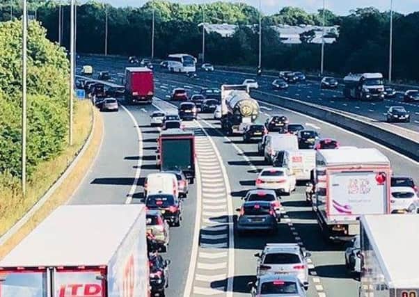 There will be a short delay on the M6 at junction 33.